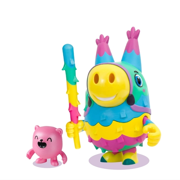: ROBLOX Pinata Smashlings Donkey Figure Bubblegum Figure W/ DLC Code Exclusive - Picture 3 of 6
